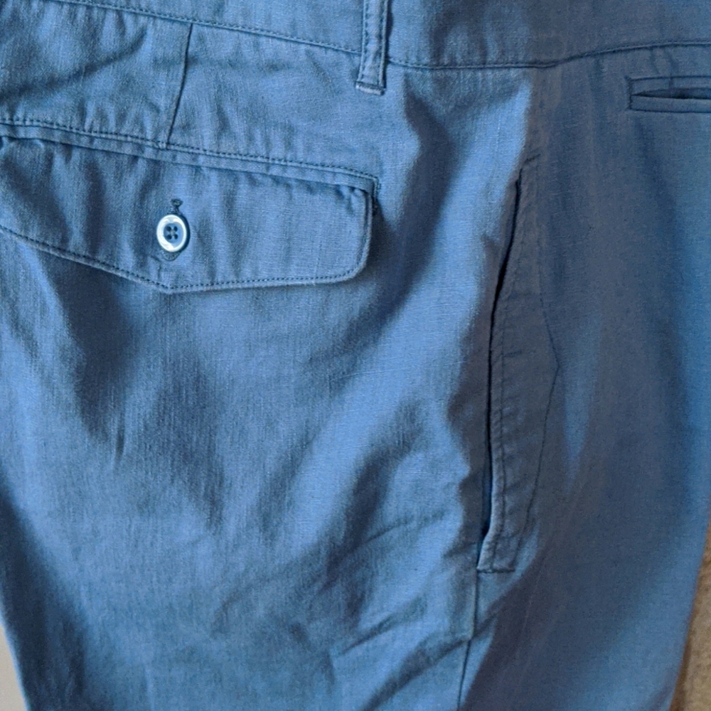 Grayers Linen Cotton blend pants 40-34, soft blue - Picture 4 of 7